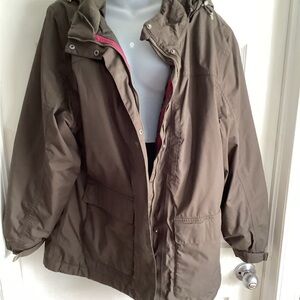 Brown Hooded Jacket